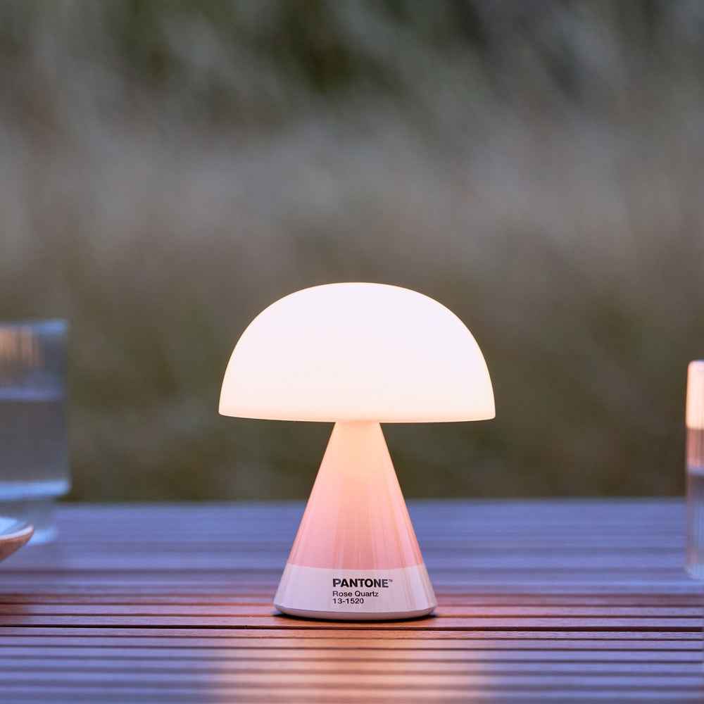 Lexon Mina M Medium Portable Led Lamp PANTONE - Rose Pink