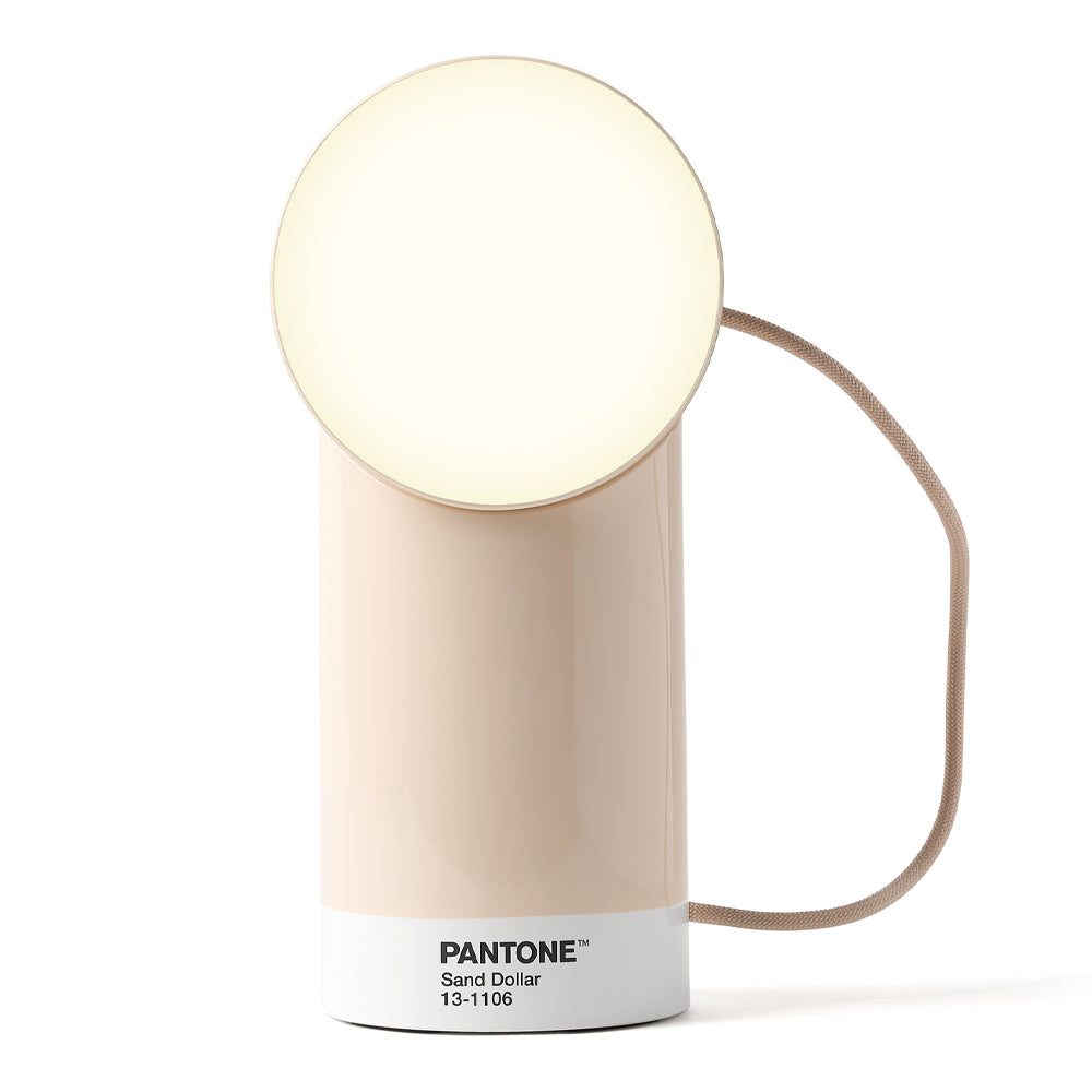 Lexon Orbe Portable Led Lamp With Moving Head PANTONE - Sand