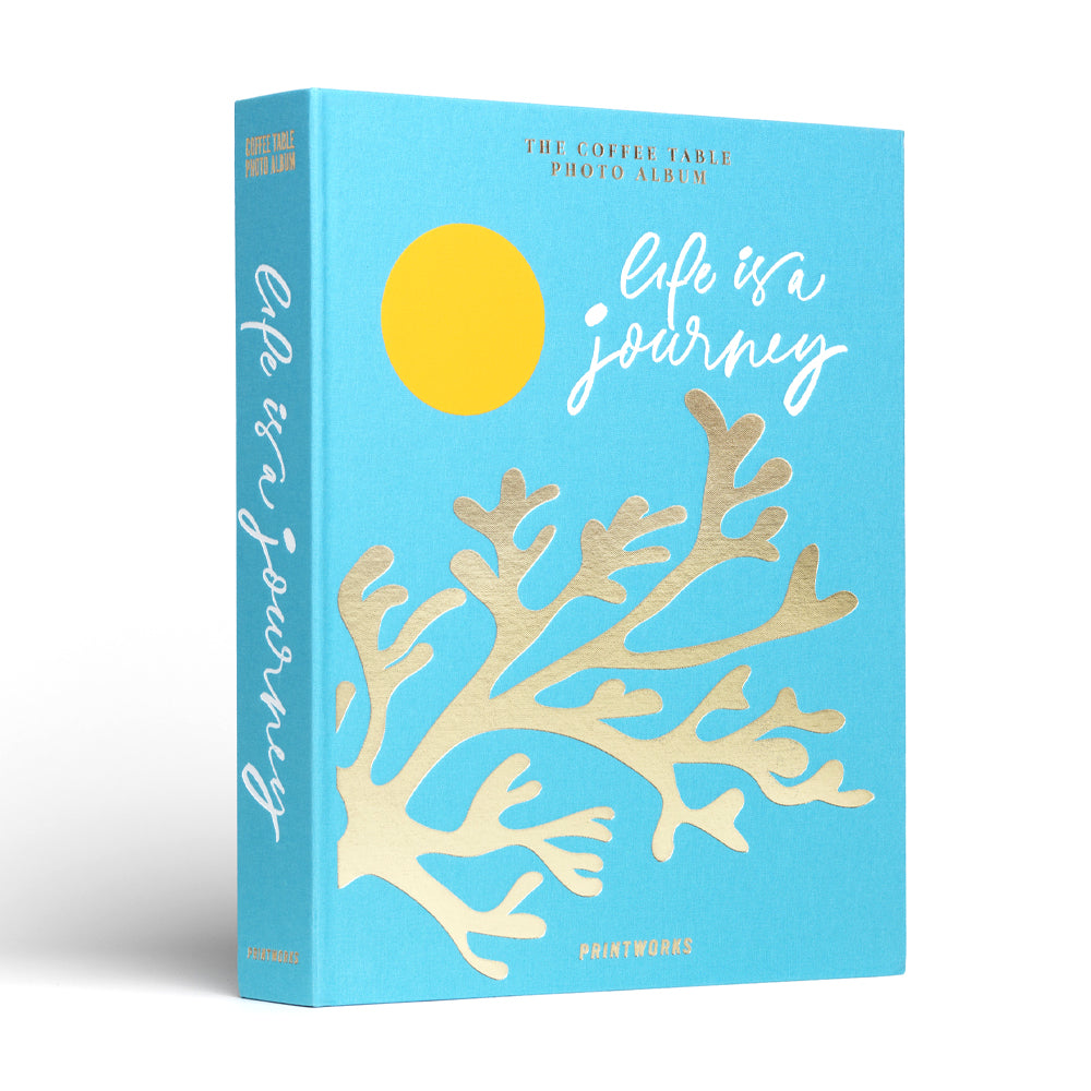Printworks Photo Album-Life Is A Journey-Turquoise