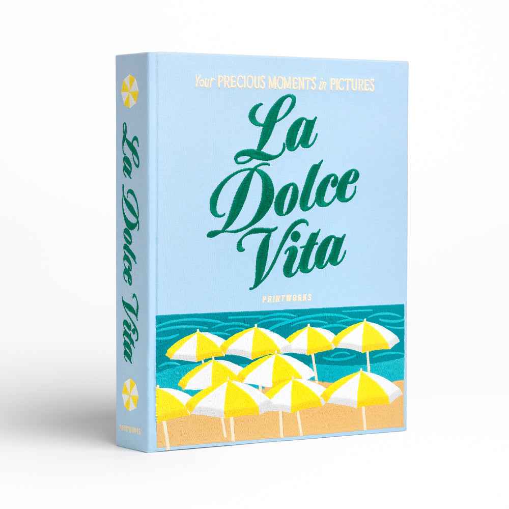 Printworks Embroidered Photo Album-Dolce Vita