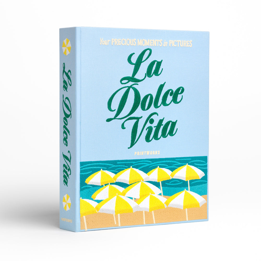 Printworks Embroidered Photo Album-Dolce Vita