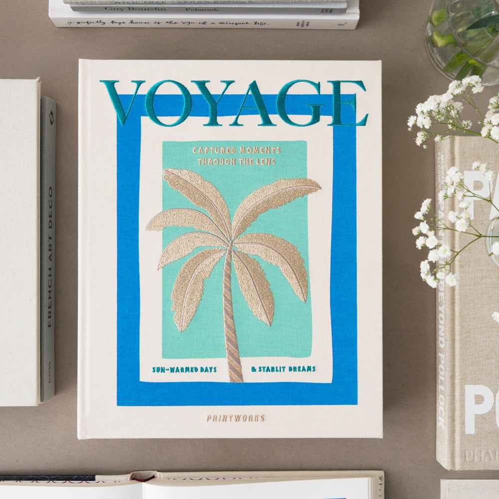 Printworks Embroidered Photo Album-Voyage