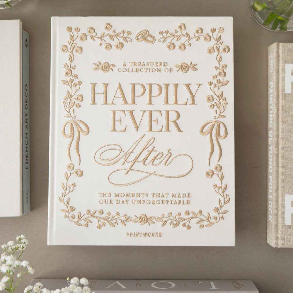 Printworks Embroidered Photo Album-Happily Ever After