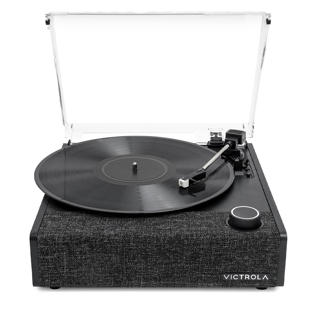 Victrola Eastwood II Turntable - Black + Bundled Majority D40X Bluetooth Speakers