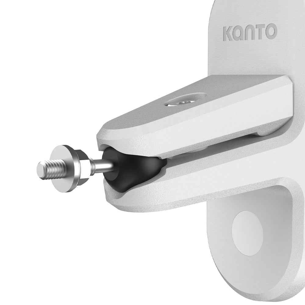 Kanto SPW3 Universal Satellite Speaker Wall Mount Bracket - White, Pair