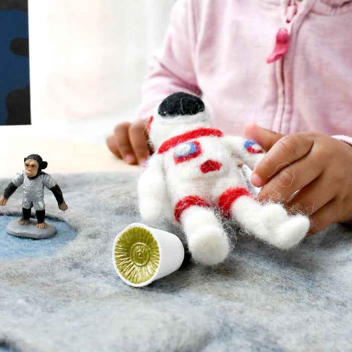 Tara Treasures Felt Astronaut 14cm Pretend & Imaginative Play Felt Figure 3yrs+