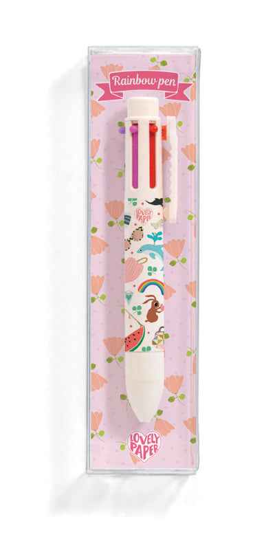 Multicolor Rainbow Pen 6 Colours by Djeco Stationary Art and craft for kids 3yrs+