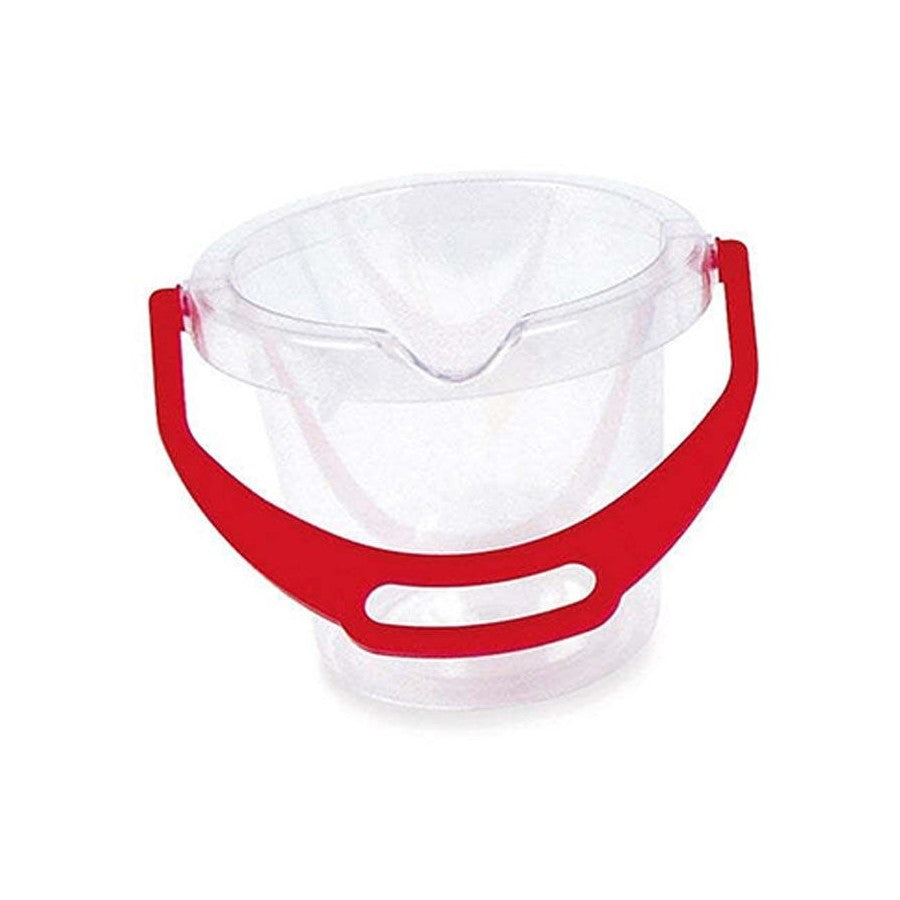 Classic Clear Kids Water Bucket with Lip for your next Science Sensory experiment 1.2L by Dantoy Sensory Outdoor Play Tools Developmental Toys for Toddlers 2yrs+