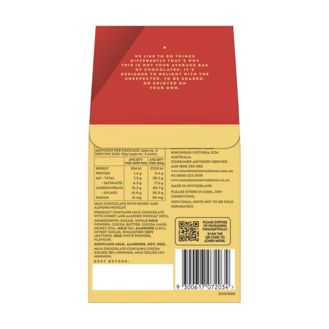 Tiny Toblerone Milk Chocolate - 120g