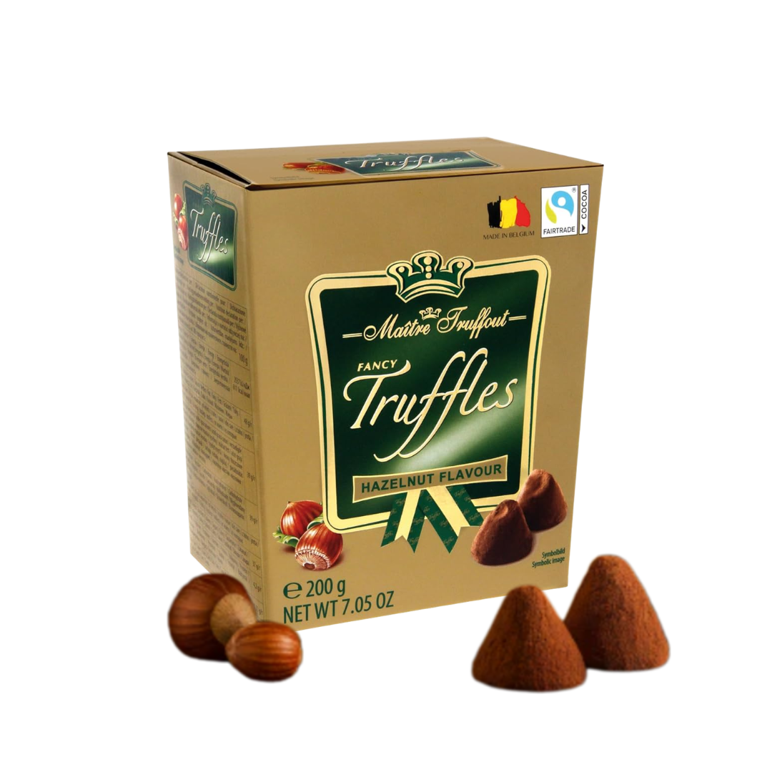 Maitre Truffout Fancy Hazelnut Truffles 200g
