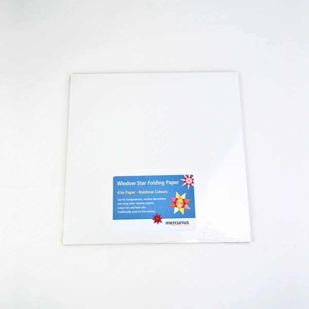 Wax Kite Paper 40gsm Assorted Rainbow Colours 16 x 16cm 100 Sheets Art and craft for kids 3yrs+