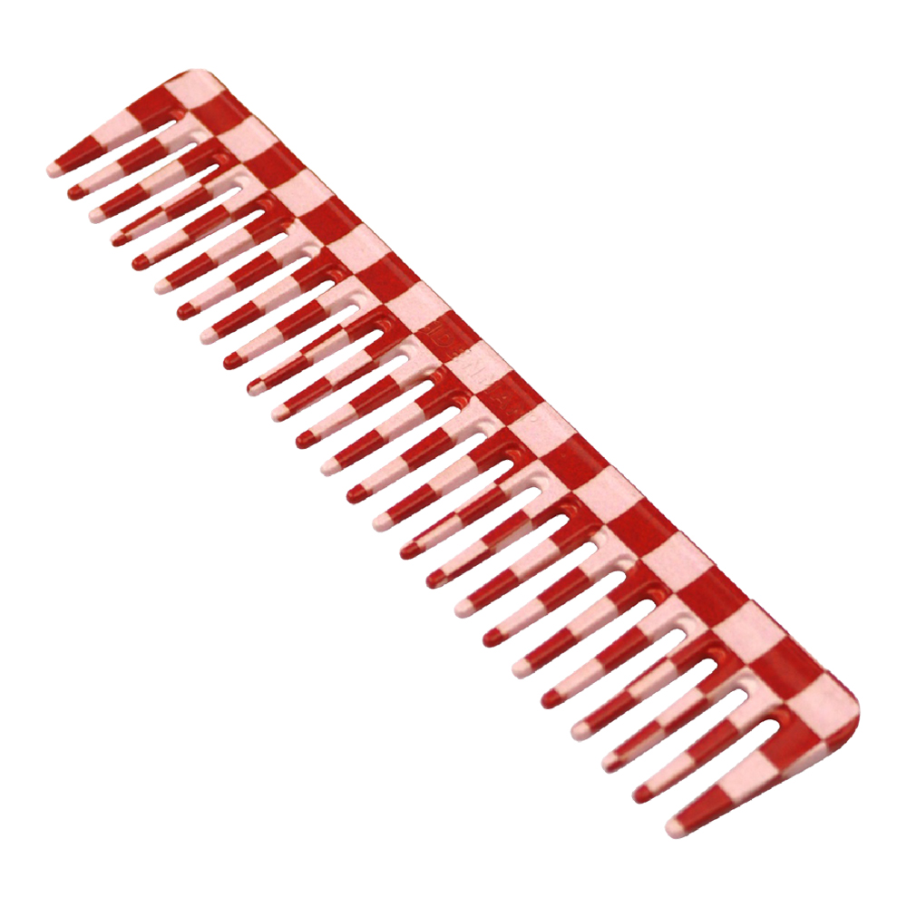 D29 Deluxe Detangle Checked Print Comb
