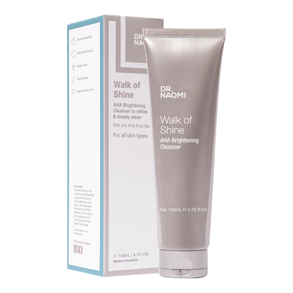 Walk Of Shine AHA Brightening Cleanser - 140ml