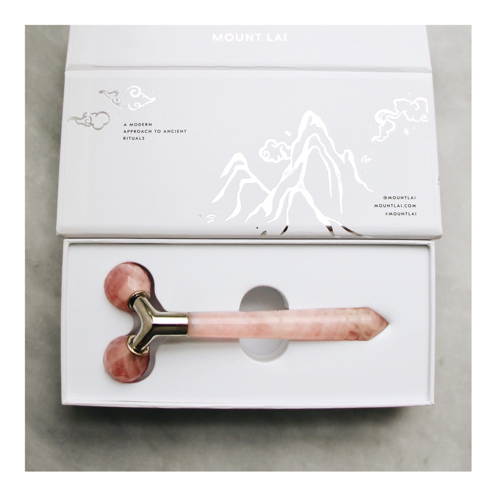 The Tension Melting Massager for Face & Neck Rose Quartz