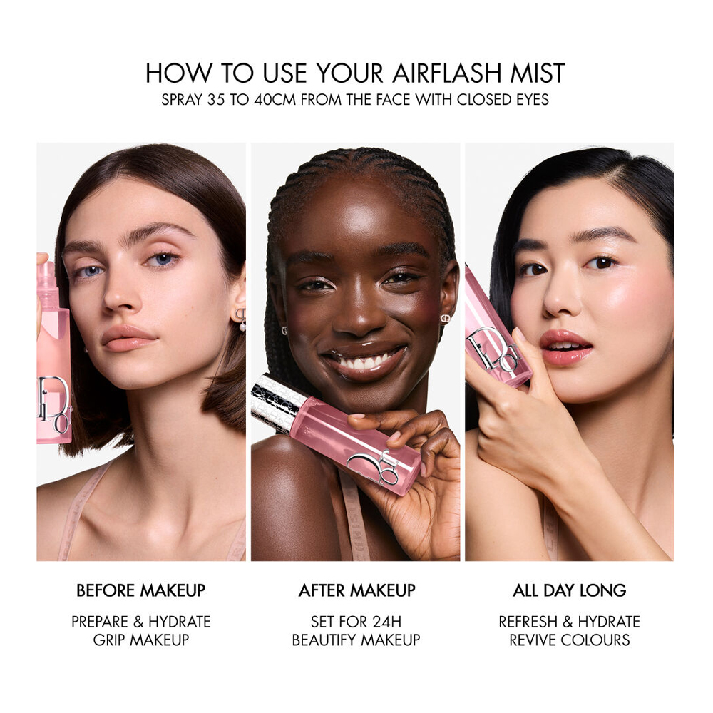 Backstage Airflash Mist Makeup Setting Spray - 24H Hold And Hydration - 100ml