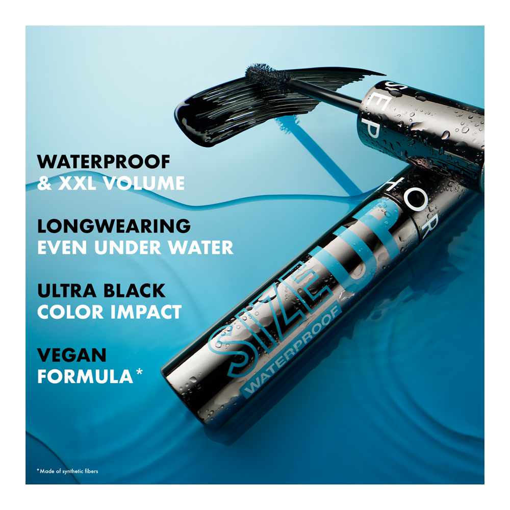 Size Up Waterproof Mascara - Ultra Black