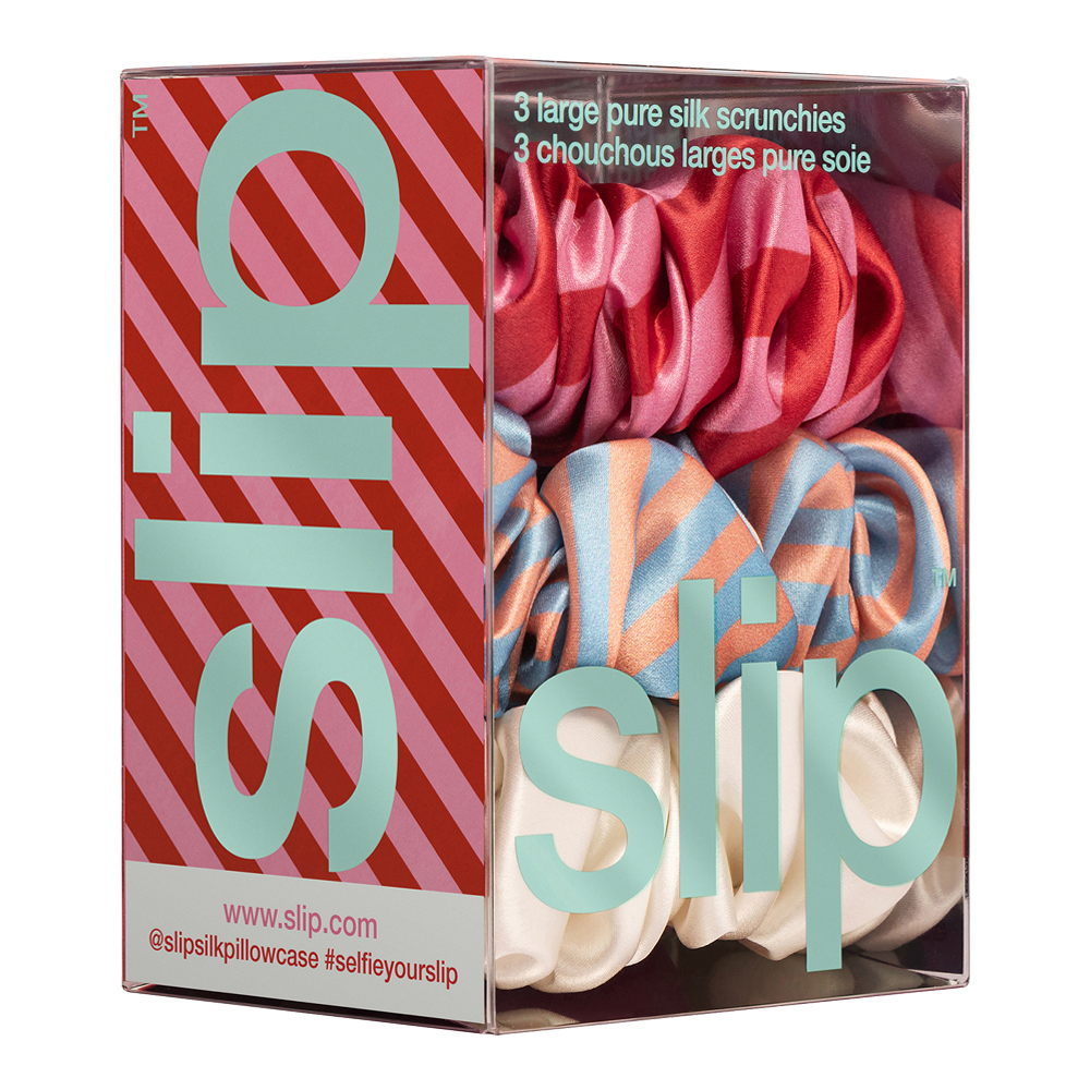 3 Large Pure Silk Scrunchies Set - Midsummer (Limited Edition)