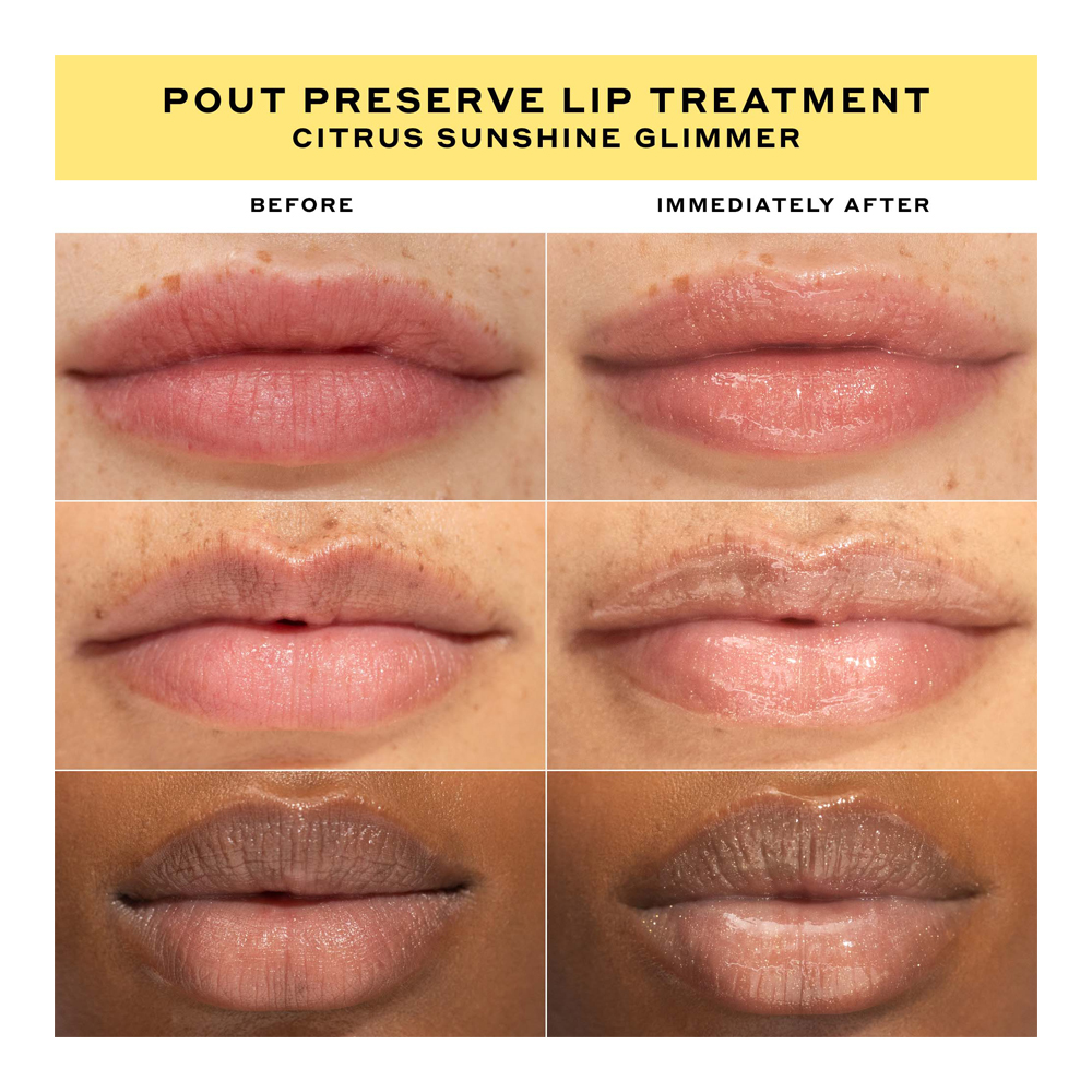 Pout Preserve Peptide Lip Treatment Citrus Sunshine Glimmer (Limited Edition) - 12ml