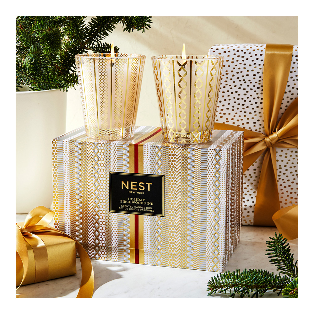Holiday Birchwood Pine Scented Candle Duo (Holiday Limited Edition)