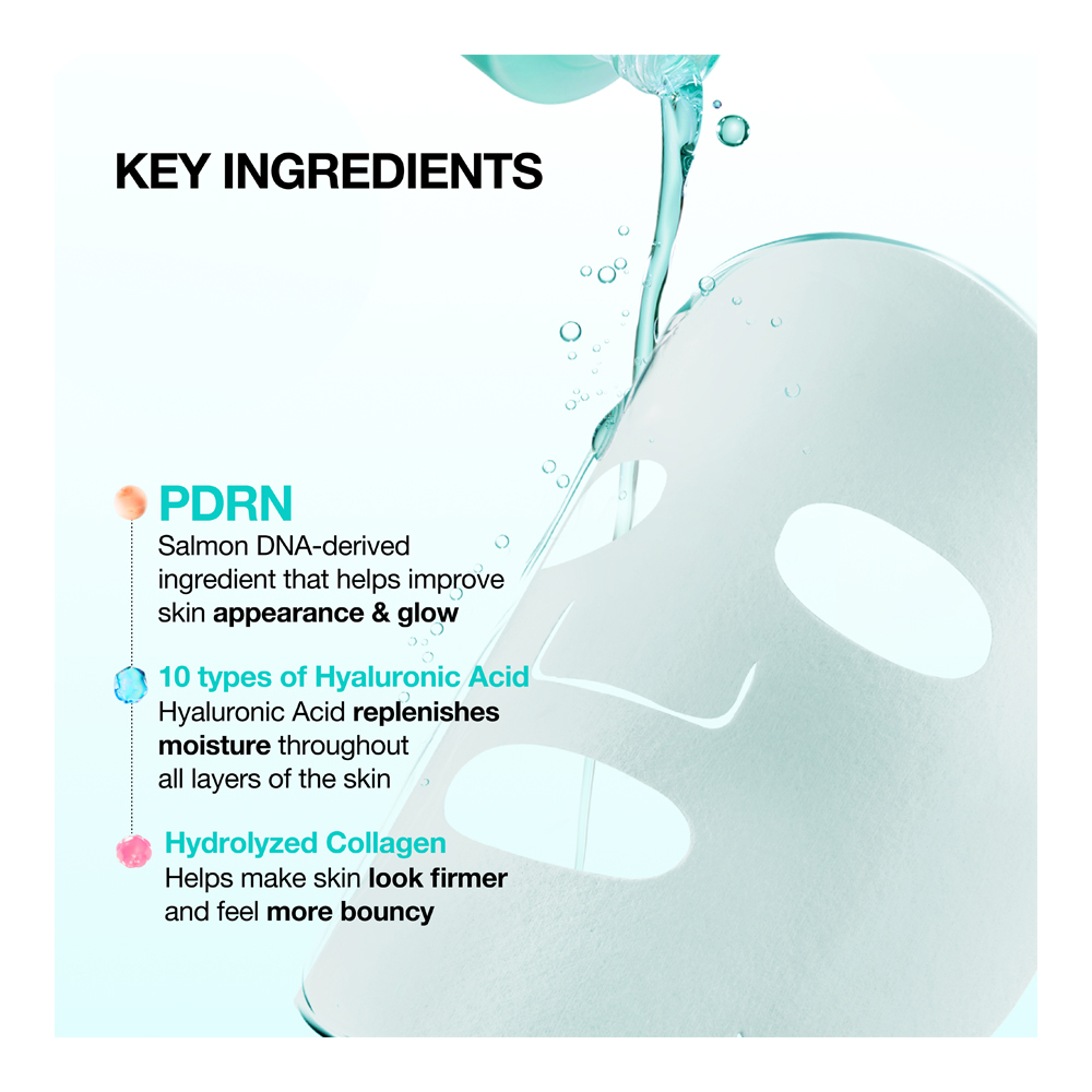 PDRN Hyaluronic Acid Capsule 100 Serum Mask - 10 Pcs