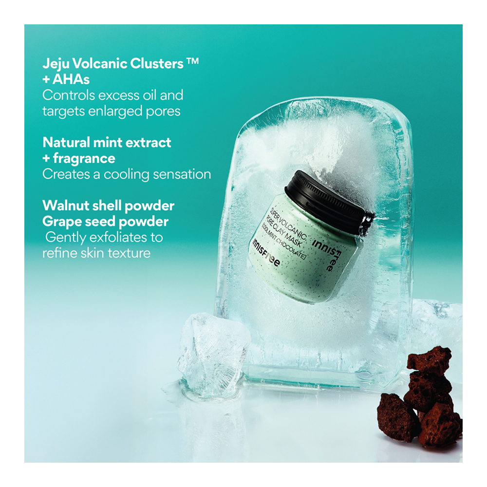 Super Volcanic Pore Clay Mask Cool Mint Chocolate (Holiday Limited Edition) - 80g