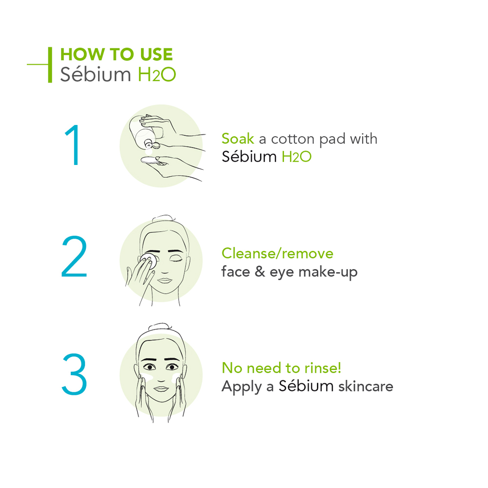 Sebium H20 Purifying Cleansing Micelle Solution - 250ml