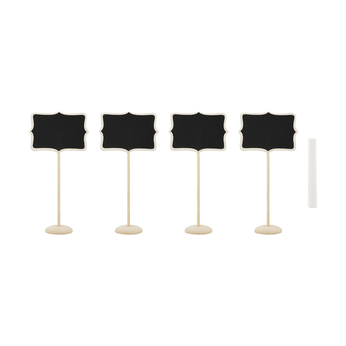 4 Pack Chalkboard Signs