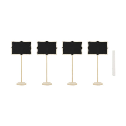 4 Pack Chalkboard Signs