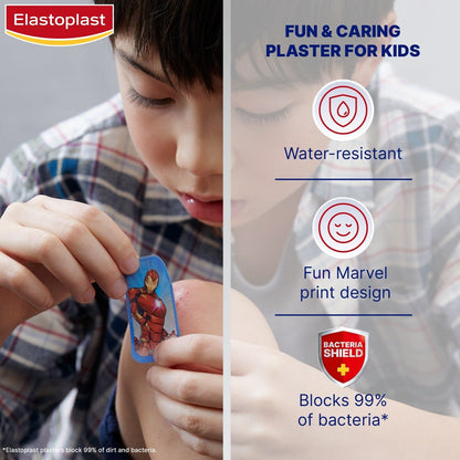 20 Pack Marvel Elastoplast Plasters