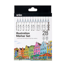 28 Pack Illustration Marker Set