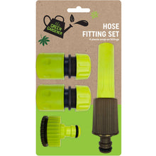 Green Gardener Garden Hose Fitting Plastic 4 pack