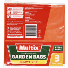 Multix Garden Drawtight Garbage Bags 3 Pack