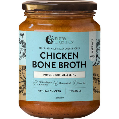 Nutra Organics Chicken Bone Broth 190g