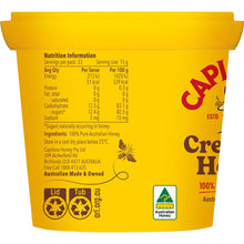 Capilano 100% Pure Australian Creamed Honey Tub 500g