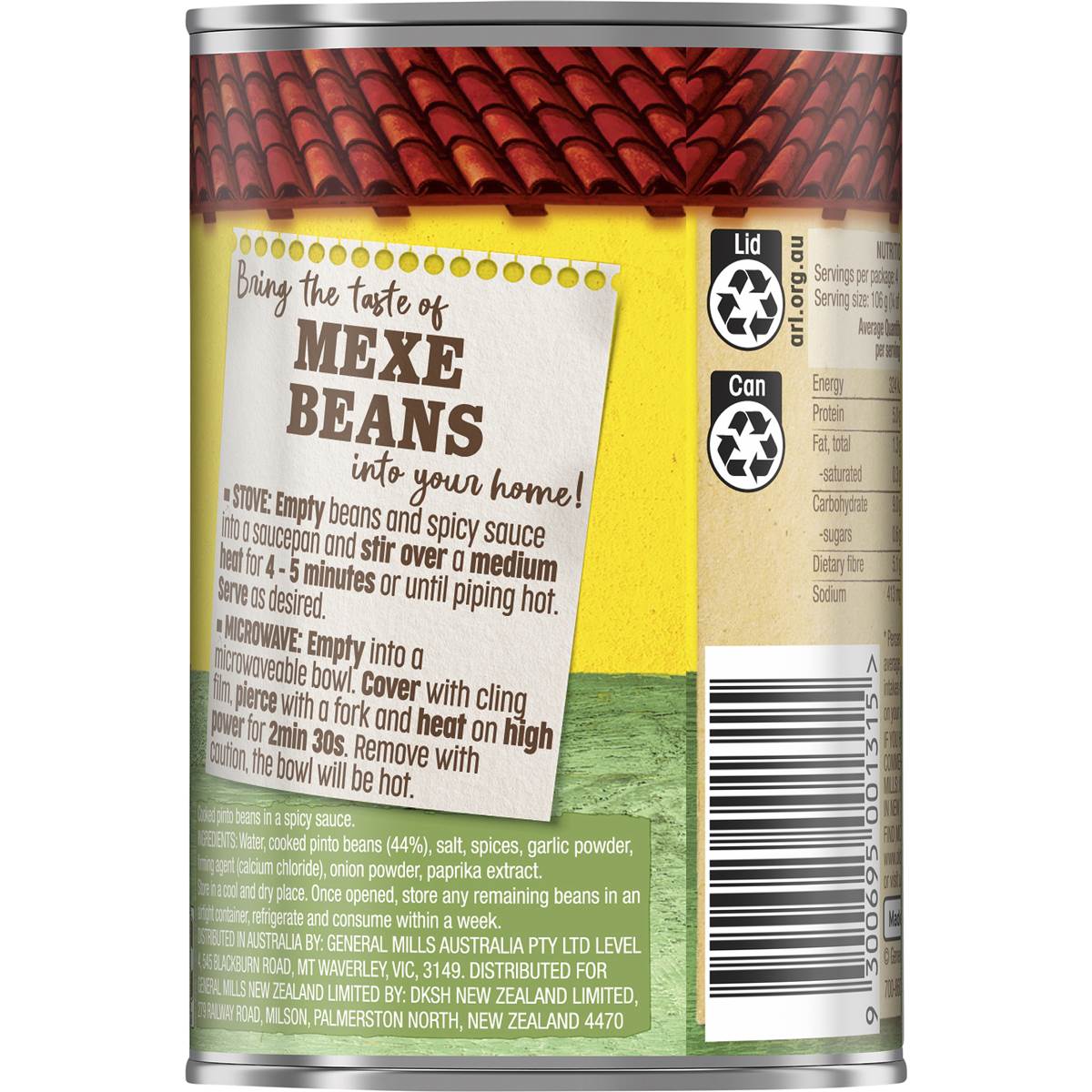 Old El Paso Mexe Beans 425g