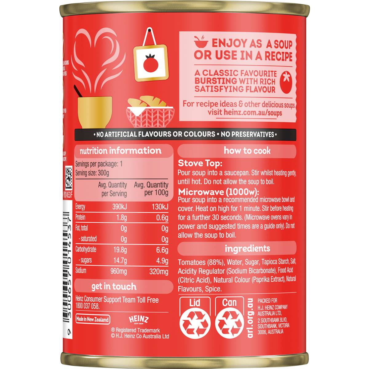 Heinz Big Red Tomato Soup For One 300g