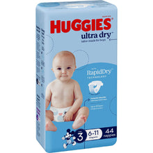 Huggies Ultra Dry Nappies Boys Size 3 (6-11kg) 44 Pack