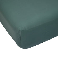 250 Thread Count Cotton Rich Fitted Sheet - Double Bed, Teal