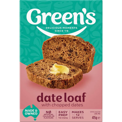 Green's Cake Mix Traditional Date Loaf 415g