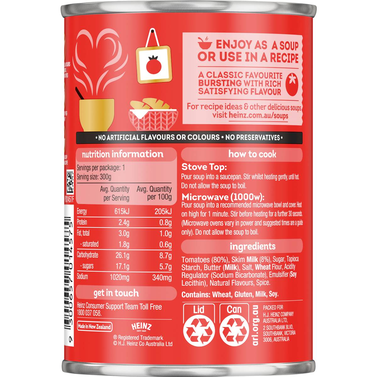 Heinz Creamy Tomato Soup For One 300g