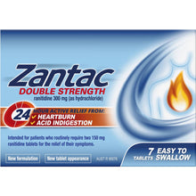 Zantac Double Strength Ranitidine 300mg Tablets 7 pack