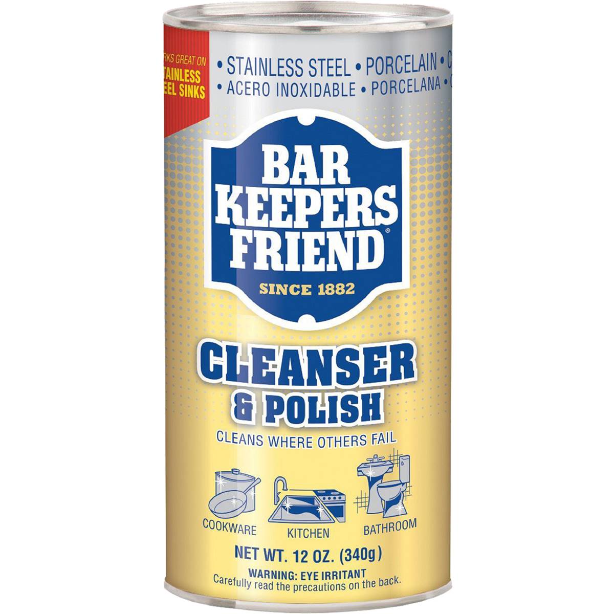 Bar Keeper's Friend Cleanser & Polish 340g