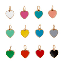 12 Piece Jewellery Making Charms - Heart