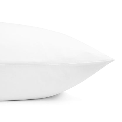 2 Pack Cotton Pillow Protectors - White