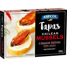 Safcol Tapas Chilean Mussels In Spanish Galician Style Sauce 105g