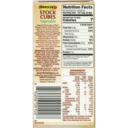 Massel Ultra Ultracubes Vegetable 105g