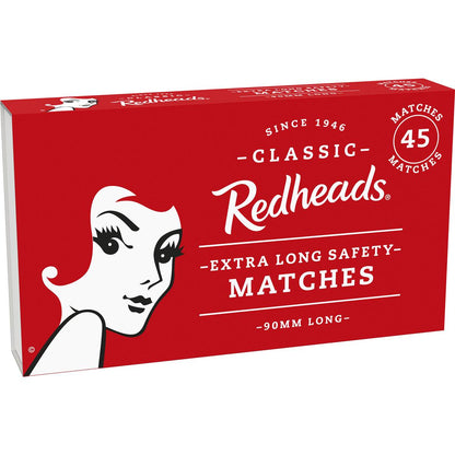 Redheads Extra Long Matches 45 Pack