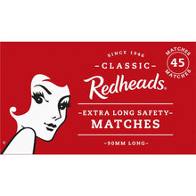 Redheads Extra Long Matches 45 Pack