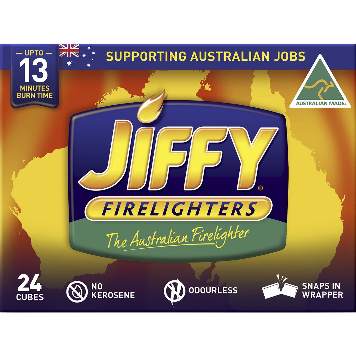 Jiffy Bbq Accessory Fire Lighters Economy 24 Pack