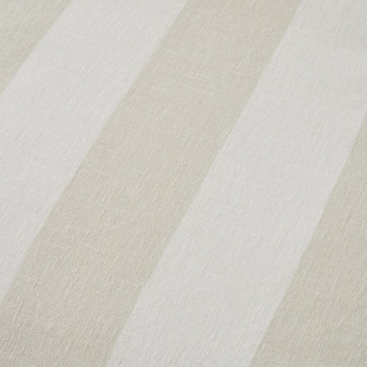 Stripe Linen Cotton Quilt Cover Set - Queen Bed, Natural